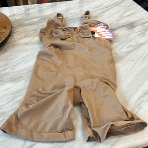 Yitty Nearly Naked Shaping Mid Thigh Bodysuit. 1x-2x